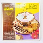 Vintage Mid Century Thermo-serv Westwood Tier Tray Serving Retro Entertaining
