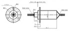 Wind Generator Slip Ring 6 Wire 180 Amp - 30 Amp Per Conductor   Wire