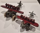  1930s Hubley Cast Iron Do-x Flying Boat Airplane Set 4 5    3 5  All Original