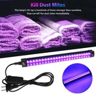 2pcs 96led Uv Black Light Bar Fixtures Ultraviolet Lamp Strip Us Plug Party Club