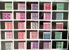 Carded Lot Of 100 Mnh 1c To  1 Vintage Us Plate Blocks 732 2478 Prexies Liberty