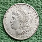 1881  Morgan Silver Dollar     Nice Circulated Coin - L  k At Pictures    6038