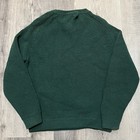 Vtg 70s Patagonia Great Pacific Iron Works Green Wool Knit Outdoor Sweater Xs