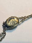 Antique Victorian Gold Filled Seed Pearl Slide Watch Chain Necklace