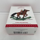 Hallmark Keepsake Ornament A Pony For Christmas  Repaint  Limited Qty   2015