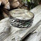 Celtic Raven Ring Scottish Irish Pagan Wicca Sterling Silver 925 Ring