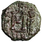 Constantine Iv Pogonatus Ae Follis  facing   Heraclius   Tiberius 