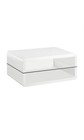 1-shelf Rectangular Coffee Table White High Gloss