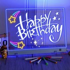 Large Led Drawing Board For Kids With Stand  15 7x11 8 Led Note Board With 7    
