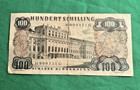 1960 Austria Hundert Shilling Banknote