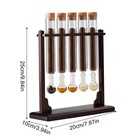 Cigar Humidor Aroma Diffuser Wood   Glass Tube Set Flavor Infuser