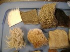 Lot Of Fly Tying Fur  Elk  Beaver  Deer  Goat  Bighorn  Moose  Red Stag  Axis L