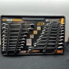 Gearwrench Sae Metric 90-tooth Pro Combination Ratcheting Wrench Tool Set 18 Pcs