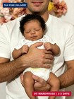 Anano Realistic Reborn Baby Dolls Silicone Full Body Black Girl 18 Inch