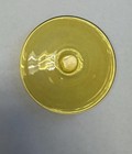 10 Pack- Hand Spun Glass Rondel For Stained Glass 4 Inch Light Amber