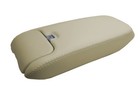 Fits 1997-2006 Jaguar Xk Xk8 Xkr Center Console Armrest Pu Leather Cover Ivory
