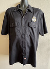 Dickies North Coast Brewing Co  Black Short Sleeve Work Shirt Sz Xl Euc