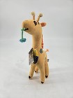 Vtg  04 Reproduction Dakin Dream Pet Gypsy The Yellow Giraffe Flowers 9  Plush
