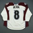 2011-12 Jan Hejda Colorado Avalanche Game Used Worn Hockey Jersey Nhl Meigray