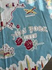 Vintage New York City Manhattan Tablecloth Souvenir