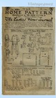 V4me2 Outlet 1921 Ladies Home Journal  3094 Dress Pattern Bust 34 Factory Folded