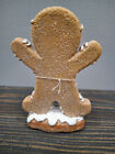 Gingerbread Man Sparkles Resin  6 X 4 X 1 Inch Each Christmas Holiday Decor