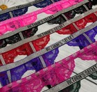 Victoria s Secret Shine Strap Very Sexy Lace Garter Belt Rhinestone Bling