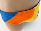 Men s Speedo Powerflex Eco Swim Brief - Vibrant Orange - Size 32 - 2 1 2  Sides