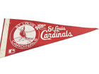 Vintage Mlb St Louis Cardinals Pennant 1982 World Series 8 x18  Rare Edition 