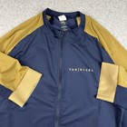 Decathalon Van Rysel Cycling Jersey Mens 2xl Blue Lightweight Short Sleeve Zip
