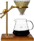L   pic  a Pour Over Coffee Maker Set  Adjustable Stainless Steel Coffee Dripper