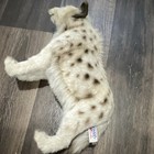 Hansa White brown Spotted Hyena Stuffed Animal Plush Toy