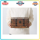 Alexander Small Wooden Treasure Chest - 11  X 7  X 5 5   Wood Storage Box With H