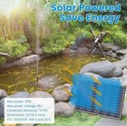  Solar Pond Filter Fountain  30w Solar Fountain Pump With Pond Filter  16 4ft 