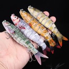 15pcs Lifelike Multi-jointed Segmented Fishing Lures Set swimbait For Bass 19g