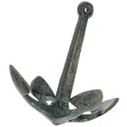 Nautical Anchor Home Decor Antique-bronze Verdigris Green Rustic Cast Iron Metal