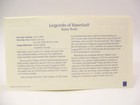 Babe Ruth Legends Of Baseball First Day Issue 22kt Gold Stamp   Envelope