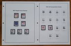 Us Stamps Collection 1984-1998- Lot Of Mnh Stamps On Mystic Album Pages- Fv  108
