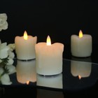 6pcs Flickering Real Wax Led Tea Light Votive Candles With Timer Remote Control