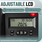 Corded Landline Phone Lcd Display Caller Id Hands Free Desktop Home Office
