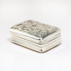 Edwardian English Silver Vinaigrette By William Simpson  Birmingham