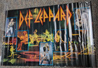 Def Leppard Live Brockum 1988 Poster Ross Halfin Dlp003 35  X 23 