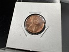 Lincoln Memorial Cent Penny Major Struck Through Obverse Error Bu Unc Rb  a