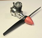Vintage Cox 049 Engine - Freshly Serviced W  New Prop   Spiner - Free Shipping