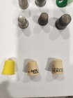 Lot Of 12 Vintage Various Sized Thimbles Sewing Collectibles