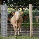 Galvanized Wire Fence  4 5 6ft X 328ft Cattle Farm Fence Field Livestock Pasture