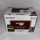 Sony Mini Dv 63 Me Hdv Digital Cassette Tape 3pack Made In Japan