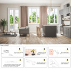 Curtain Rod For Window Size From 48  To 144  Wide Heavy Duty 1  Dia Tubes Black