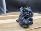 Dragon Holding Crystal Orb Figurine