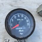 Mack Commercial Semi Truck 0-3500 Rpm Tachometer Odometer Gauge Stewart Warner